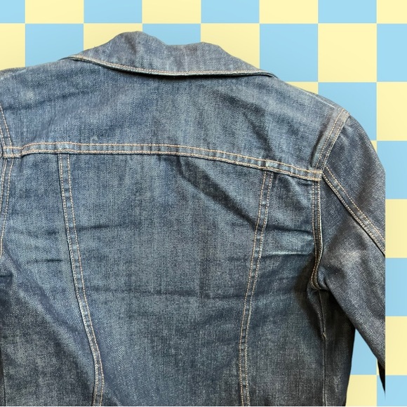 Vintage J.Crew Jean Jacket Dark Rinse (Circa 2000) women's - Picture 13 of 16